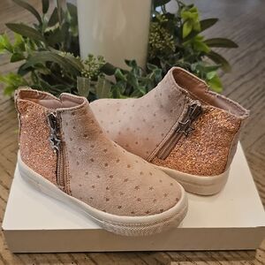 Glitter Star Zip Up Boots Size 8